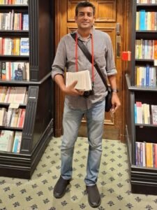 Santosh Exploring Bookshops